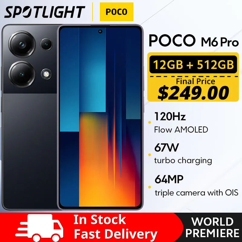 【Azul】POCO M6 Pro - 256 GB