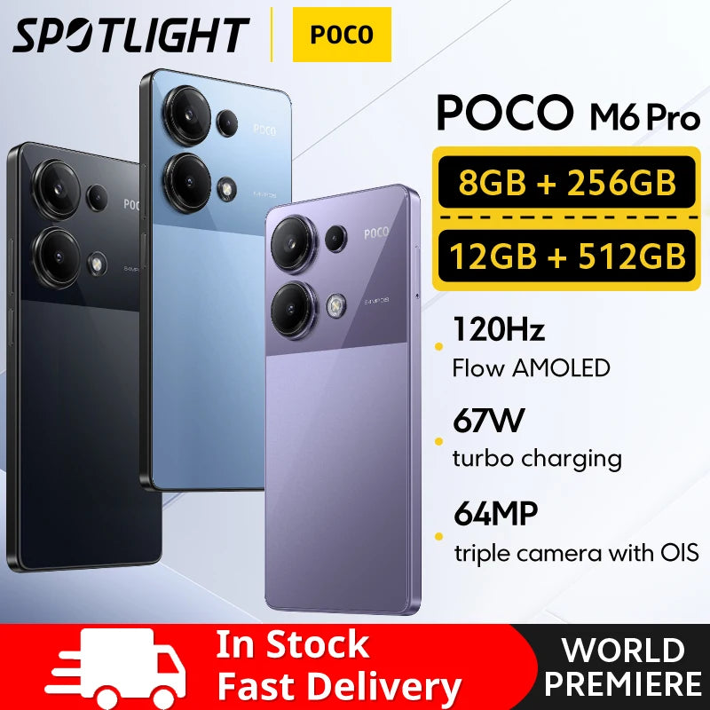 【Azul】POCO M6 Pro - 256 GB